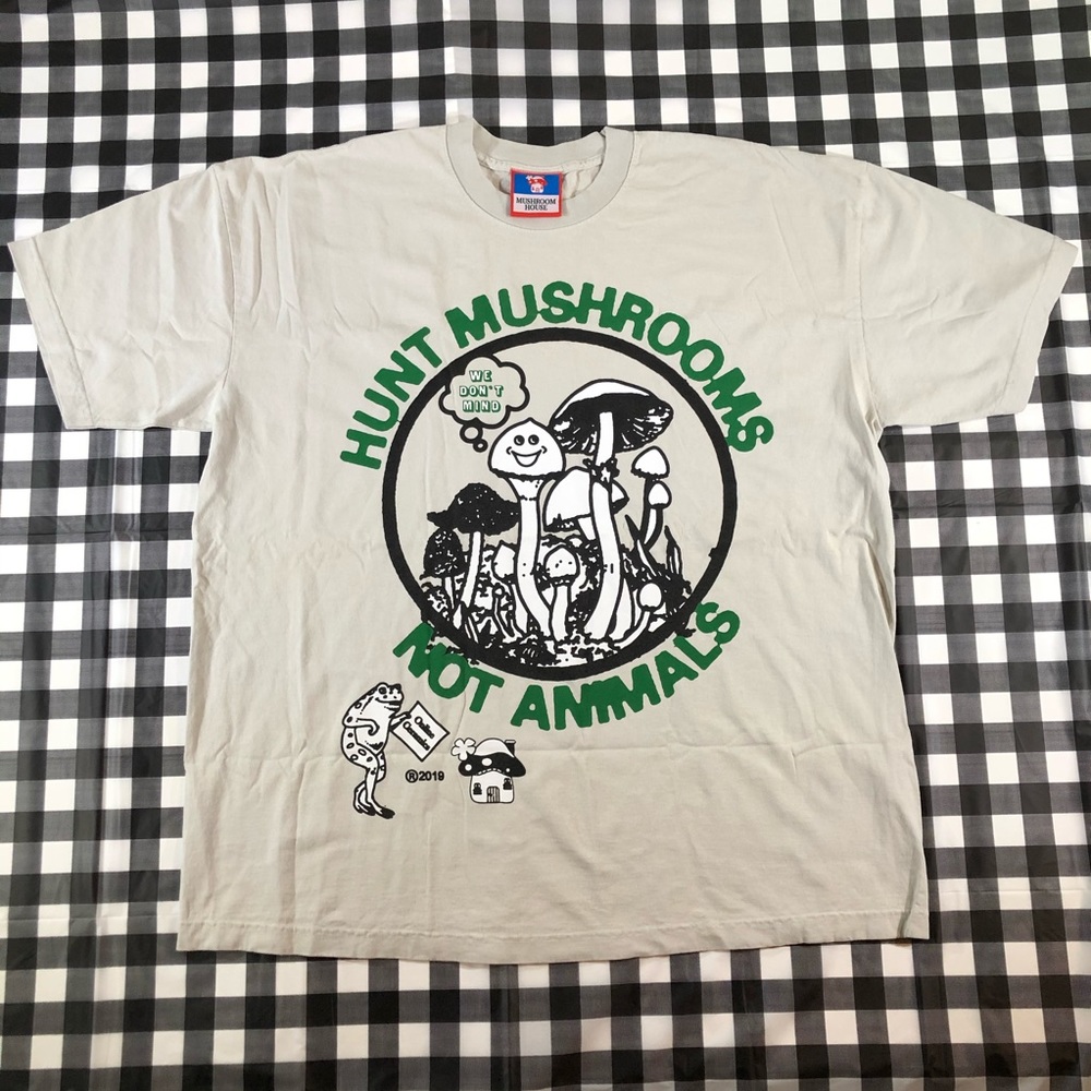 Online Ceramics Hunt Mushrooms Not Animals Tee